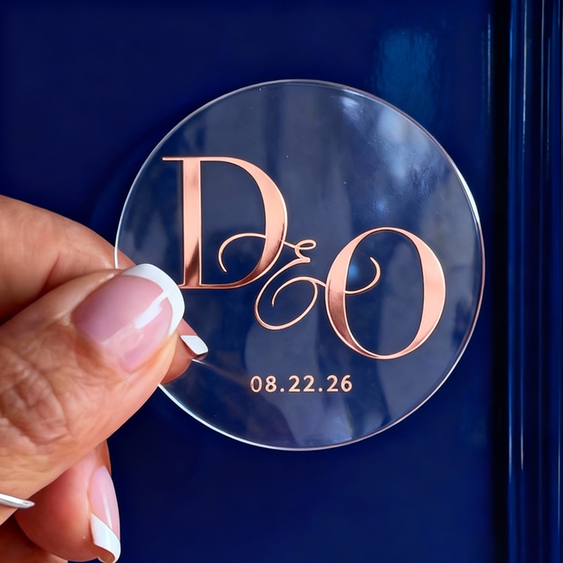 50 Personalized Wedding Sticke - مراجعة Personalised Candle Label وسعره