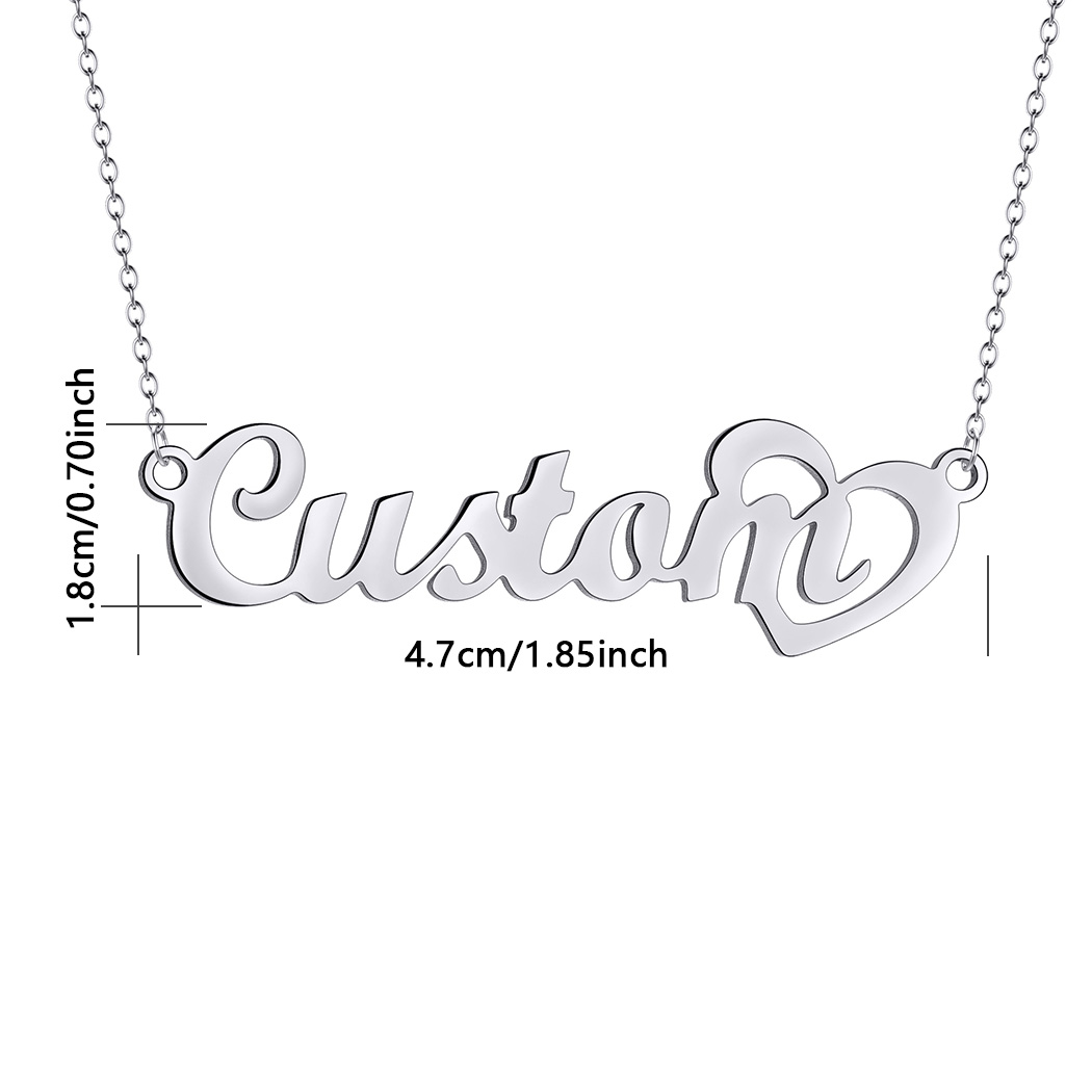Customized Name Necklace with  - مراجعة Name Necklace Custom وسعره