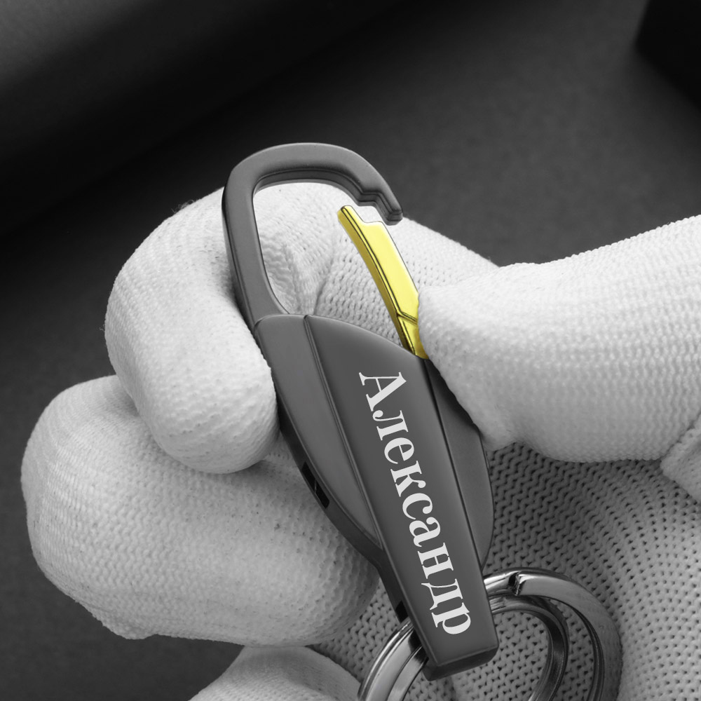 Personalized Lettering Keychai - مراجعة Initial Ring Custom وسعره