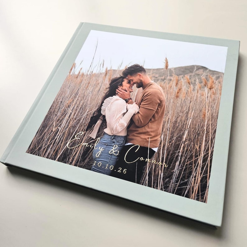 Custom Wedding Guest Book with - مراجعة Custom Photo Book وسعره
