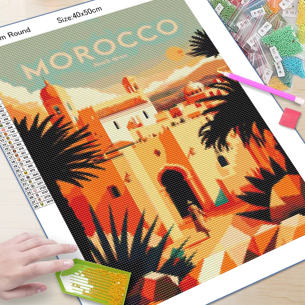 DIY 5D Diamond Mosaic Noveltie - مراجعة Photo Mosaic Print وسعره