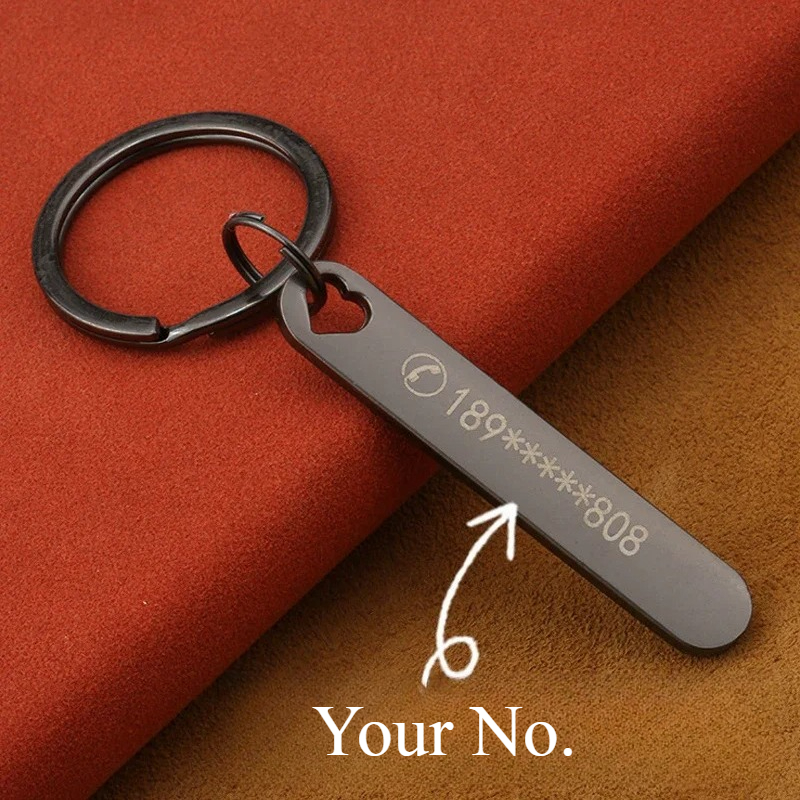 Custom Keychain with Free Engr - مراجعة Initial Ring Custom وسعره