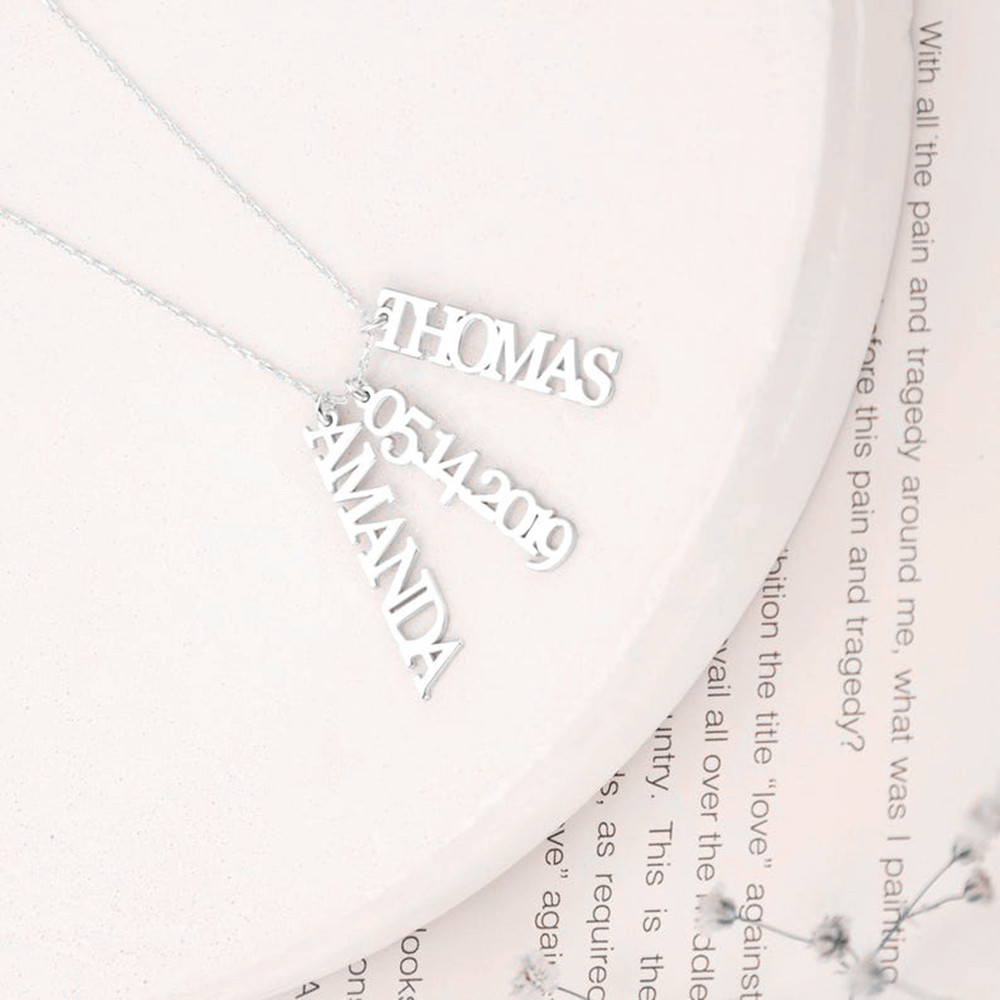 Custom Multiple Name Necklace  - مراجعة Birth Flower Necklace وسعره