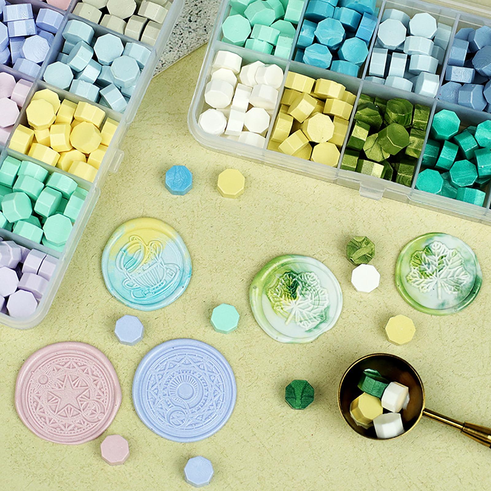 Letter Sealing Beads Macaron M - مراجعة Wax Seal Letter Kit وسعره