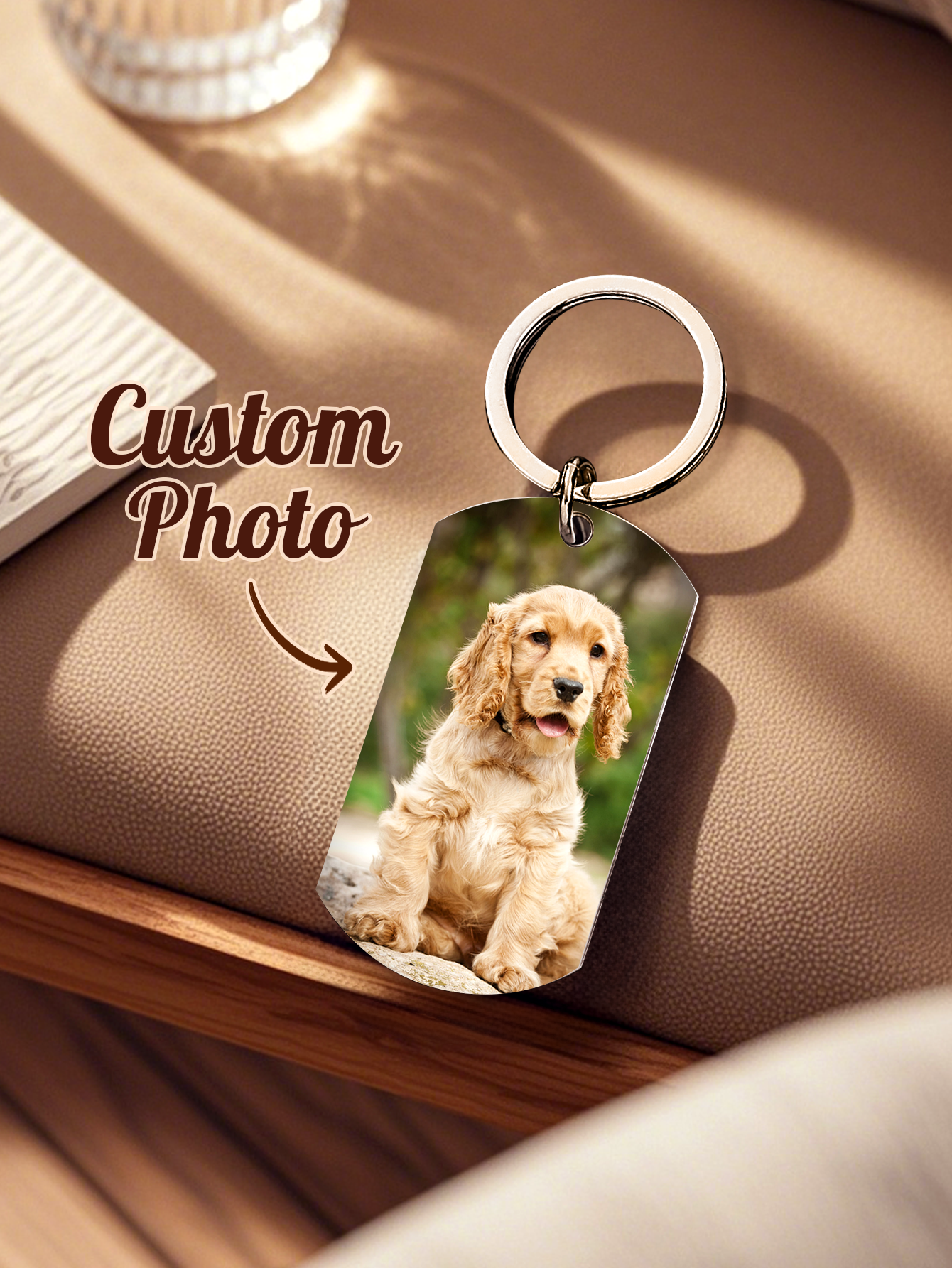 Personalized Pet Photo Keychai - مراجعة Pet Portrait Custom وسعره