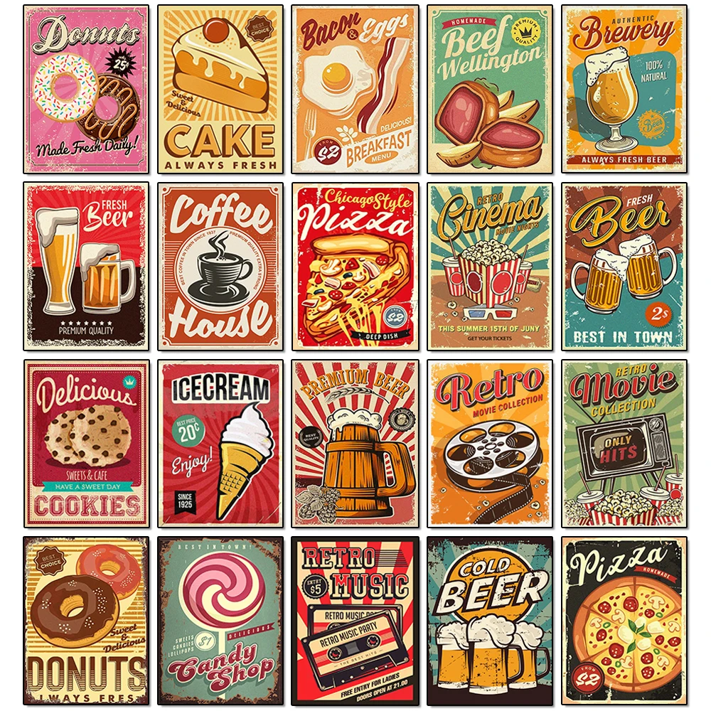 5D Diamond Painting Food Poste - مراجعة Photo Mosaic Print وسعره