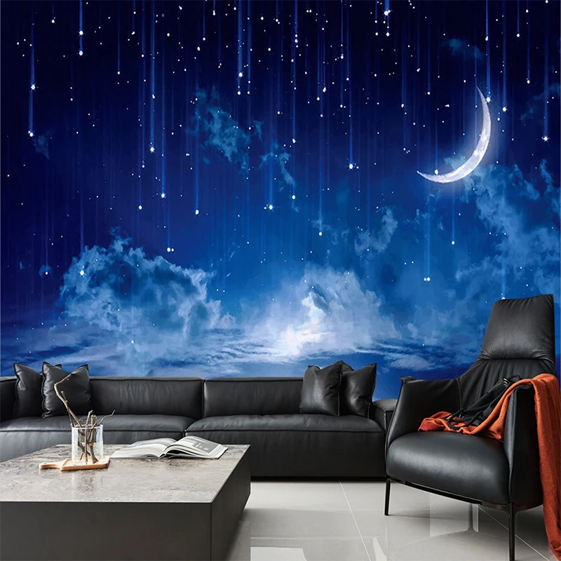 Mural Wallpaper Custom Blue Ni - مراجعة Custom Night Sky وسعره