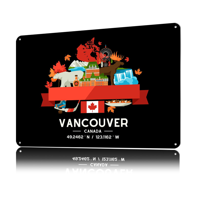 Vancouver City Map Printed Pos - مراجعة Custom Map Poster وسعره
