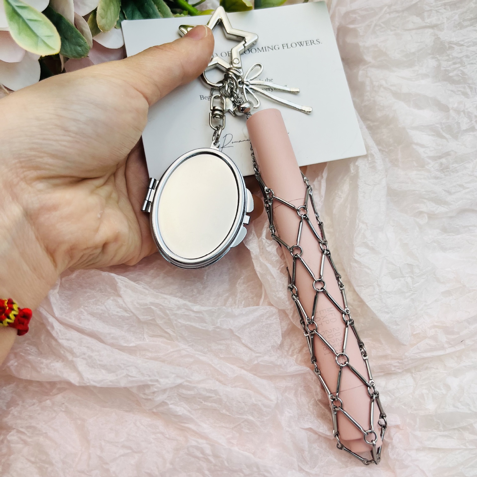 INS  Stainless Steel Mesh Cust - مراجعة Initial Ring Custom وسعره
