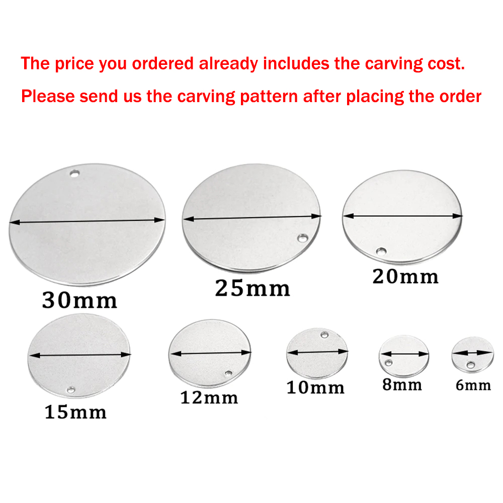 100pcs/lot Custom Laser Engrav - مراجعة Pet Portrait Custom وسعره