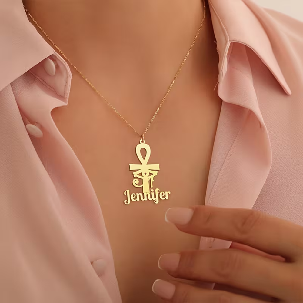 Custom Name Necklace Egyptian  - مراجعة Name Necklace Custom وسعره