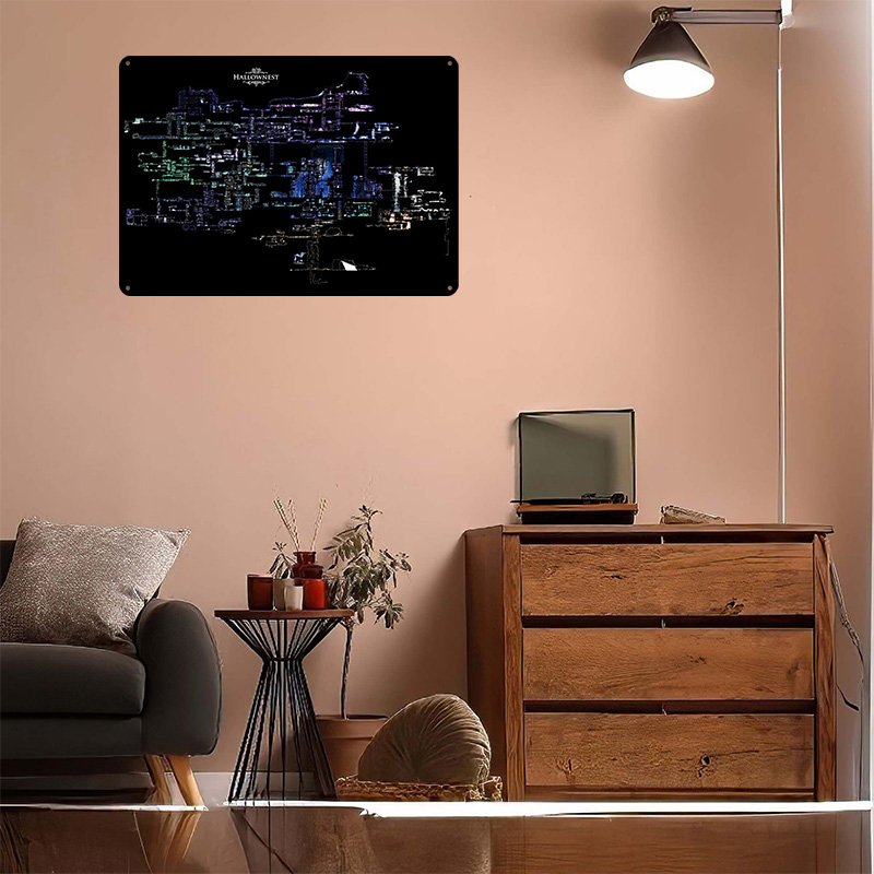 Hollow Knight Hallownest Map L - مراجعة Custom Map Poster وسعره