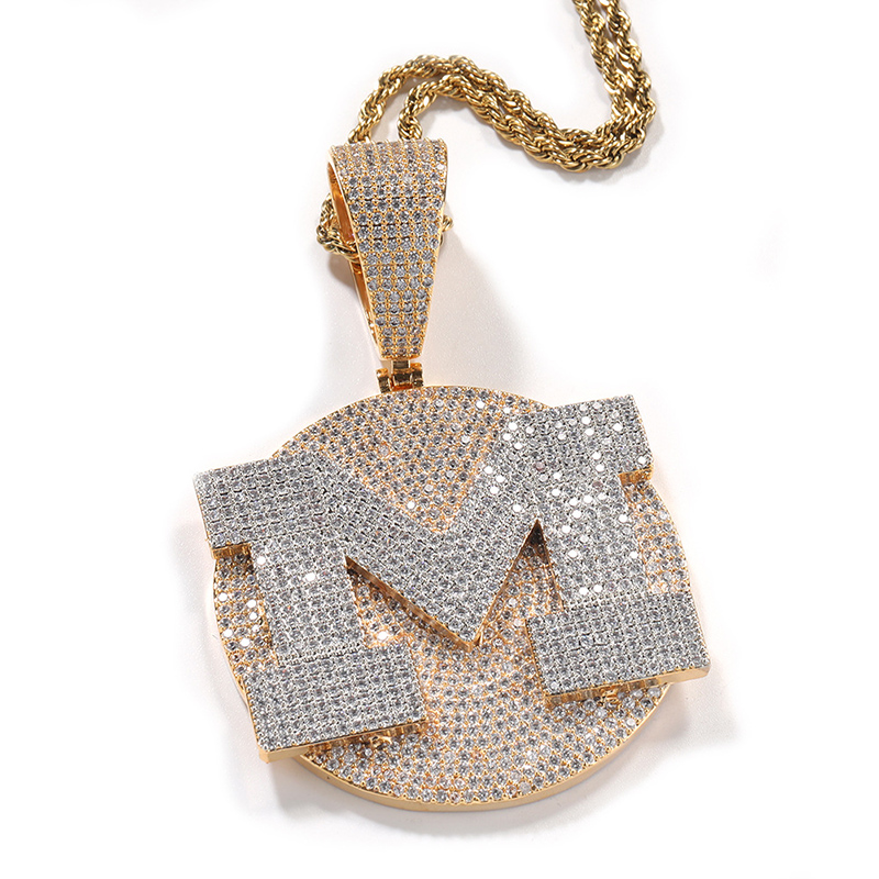Custom Personality Big Letter  - مراجعة Name Necklace Custom وسعره