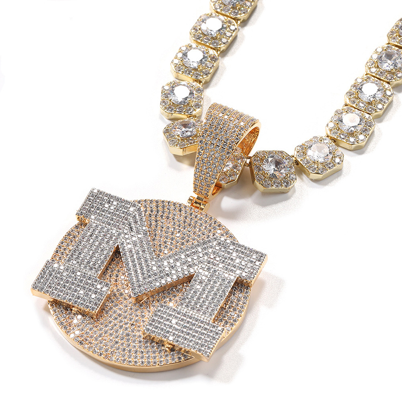 Custom Personality Big Letter  - مراجعة Name Necklace Custom وسعره
