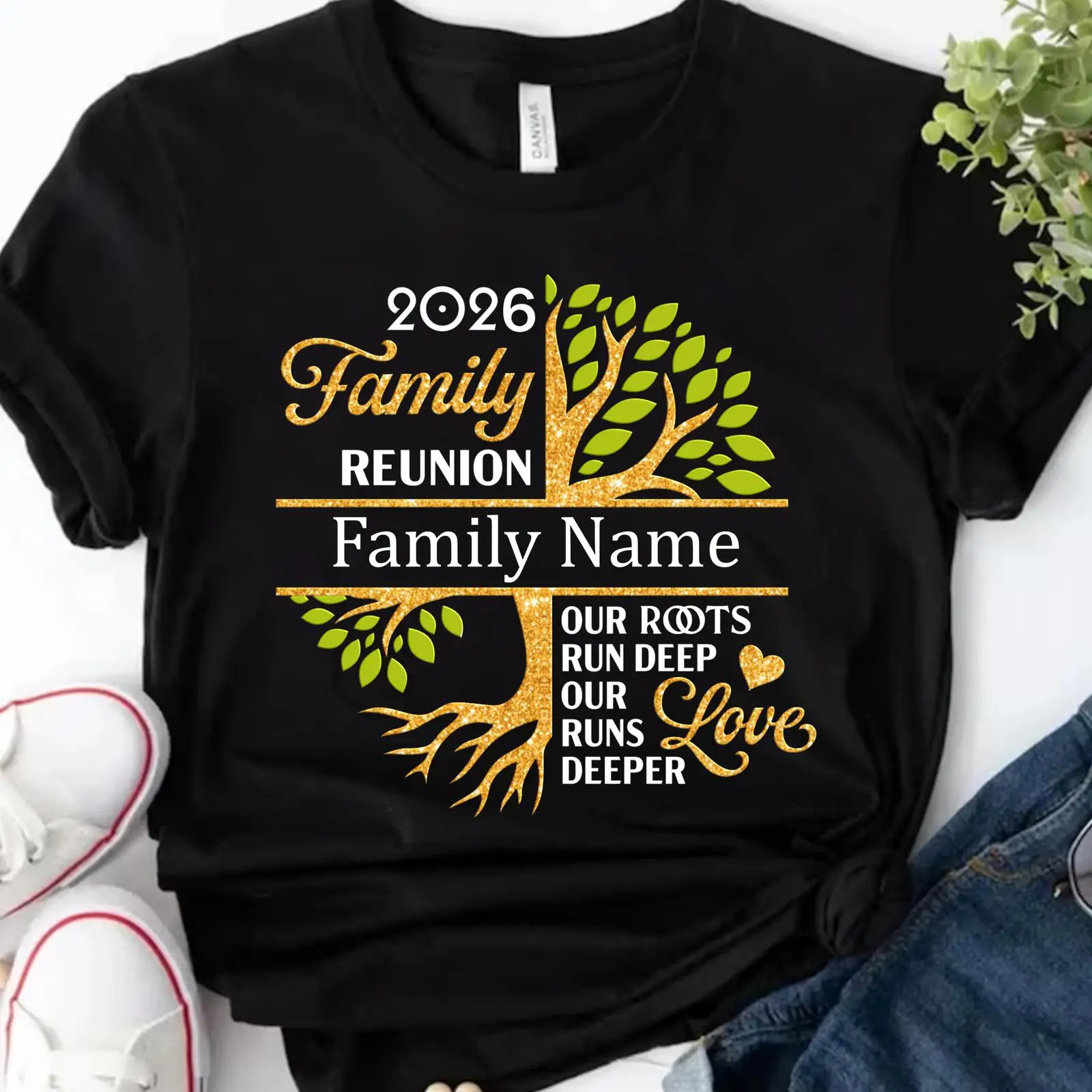2026 Custom Family Reunion T S - مراجعة Family Tree Print وسعره