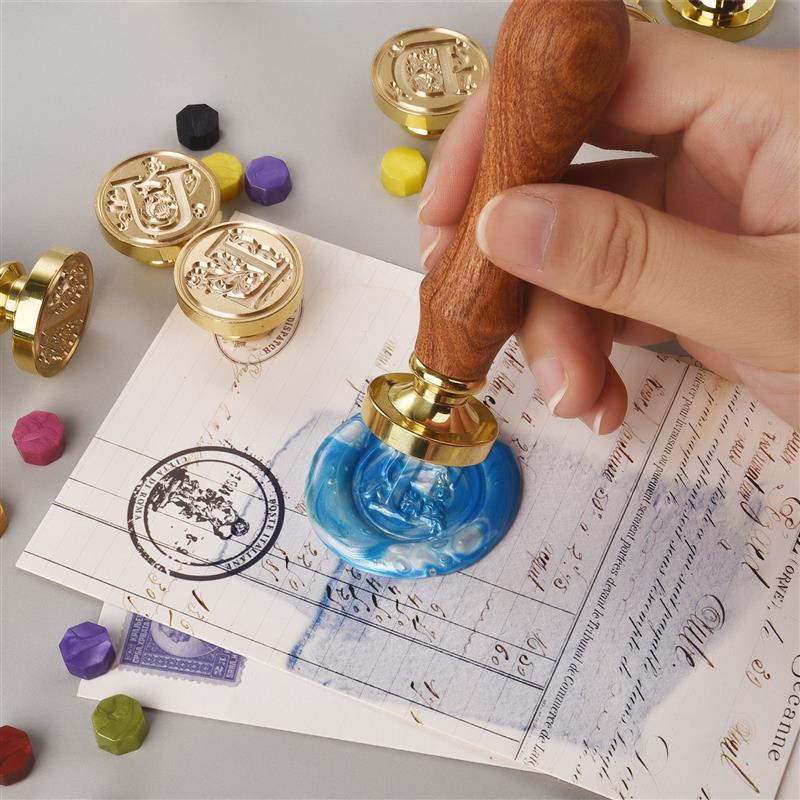 A-Z Vintage Sealed Wax Stamp H - مراجعة Wax Seal Letter Kit وسعره
