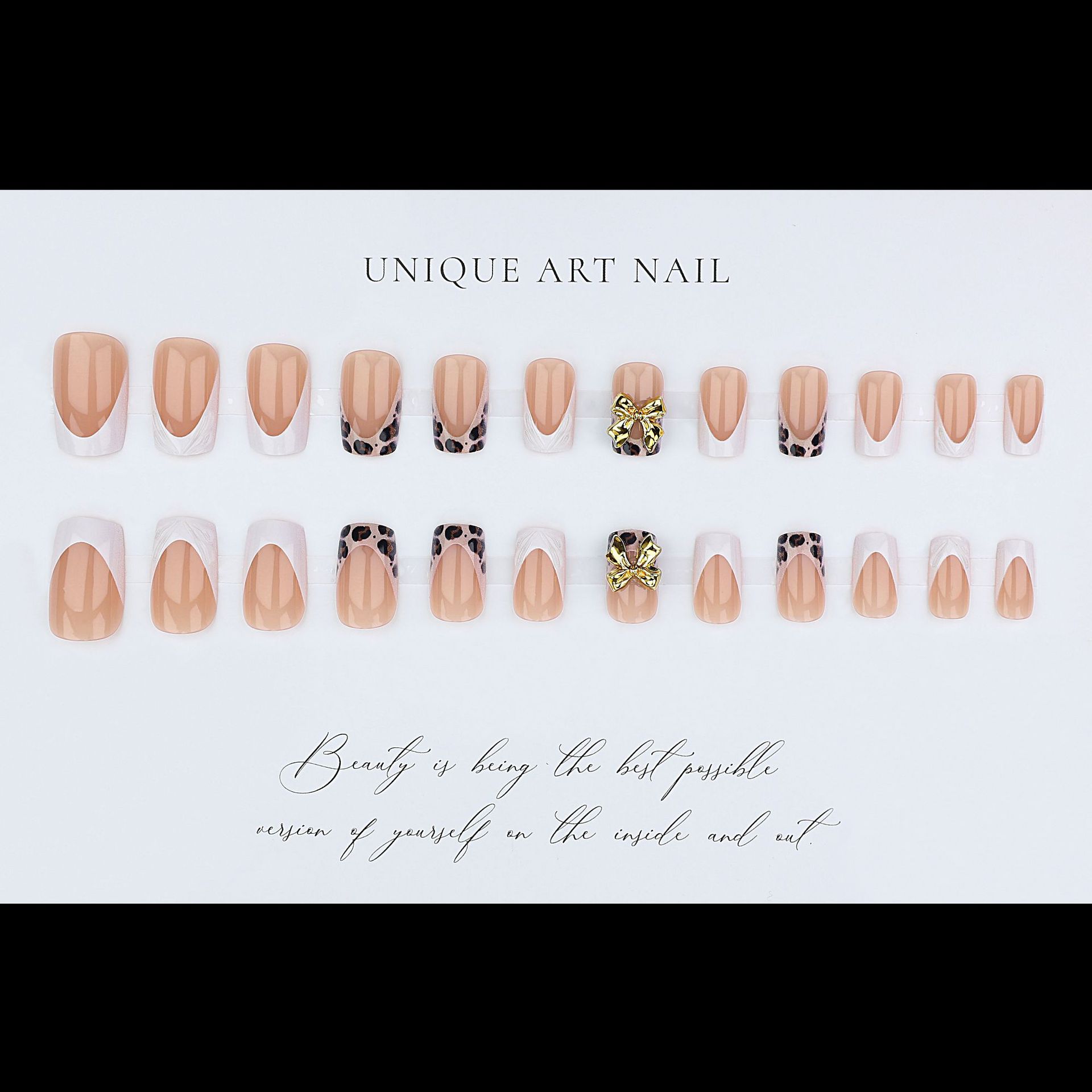 Short square fake nails for wo - مراجعة Pressed Flower Art وسعره