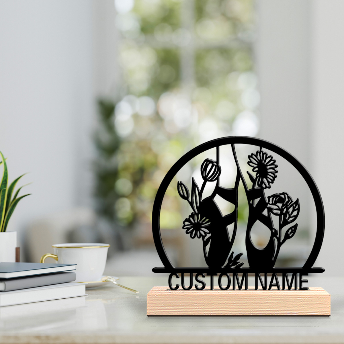 1pc beautiful personalized bal - مراجعة Engraved Wood Frame وسعره