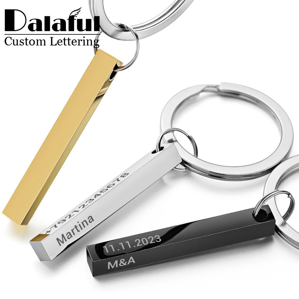 Personalize Keychains 3D Bar S - مراجعة Initial Ring Custom وسعره