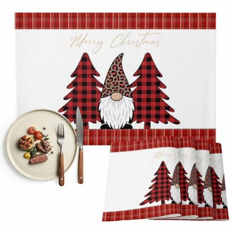 Set of 4 Winter Christmas Tree - مراجعة Family Tree Print وسعره