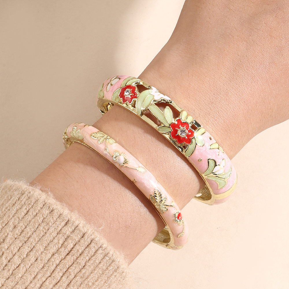 Jardme 1PCS Wide Hollow Enamel - مراجعة Coordinates Bracelet وسعره