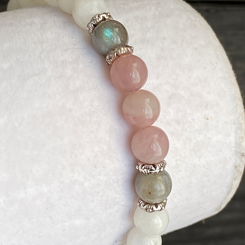 1pc/Moonstone, Labradorite and - مراجعة Coordinates Bracelet وسعره
