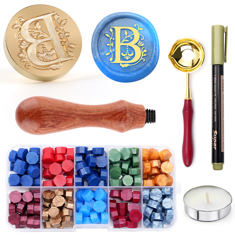 A-Z letter Wax Seal Stamp Kit  - مراجعة Wax Seal Letter Kit وسعره