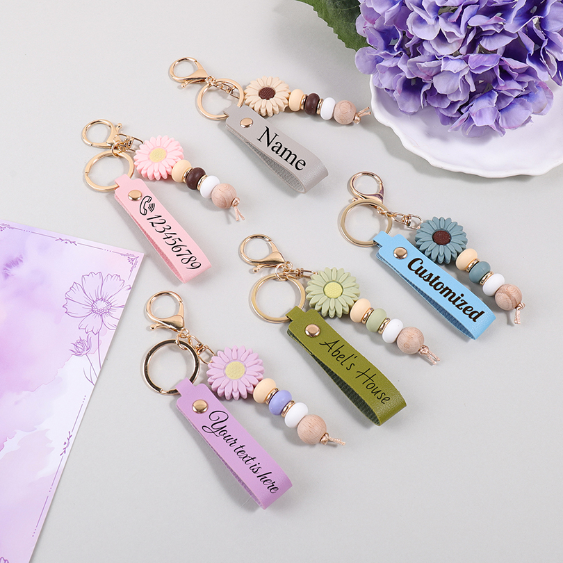 Daisy Pendant Custom Text Keyc - مراجعة Initial Ring Custom وسعره