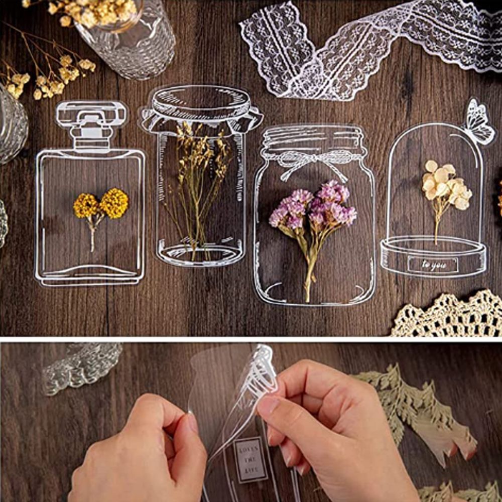 30Pcs Transparent Dried Flower - مراجعة Dried Flower Bookmark وسعره