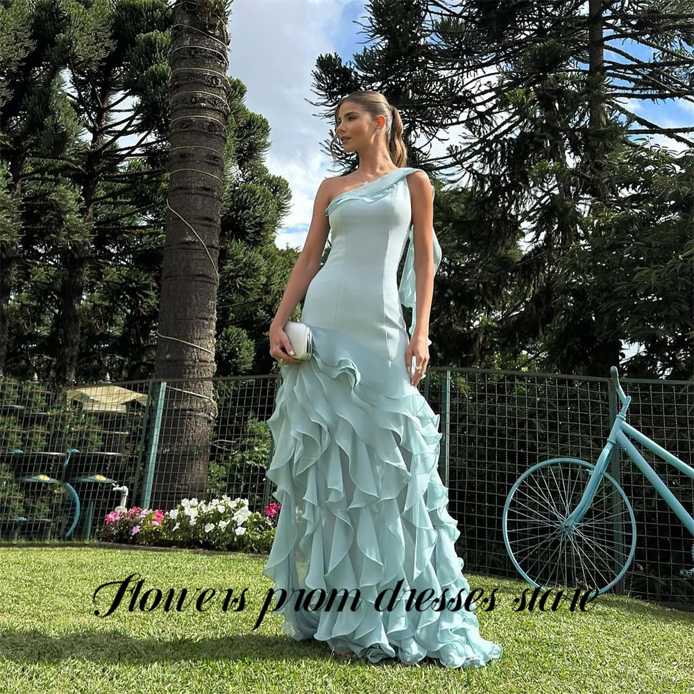 Flowers Sky Blue Party Dress L - مراجعة Custom Night Sky وسعره