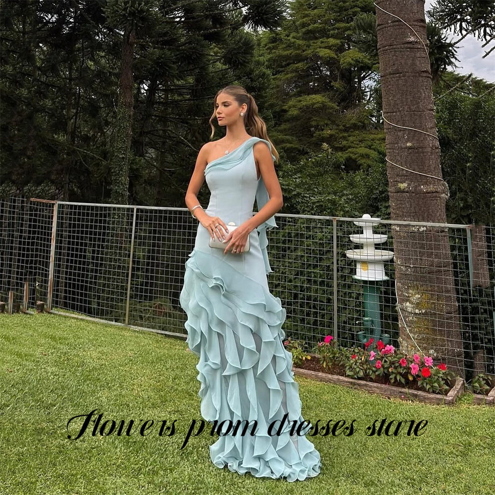 Flowers Sky Blue Party Dress L - مراجعة Custom Night Sky وسعره