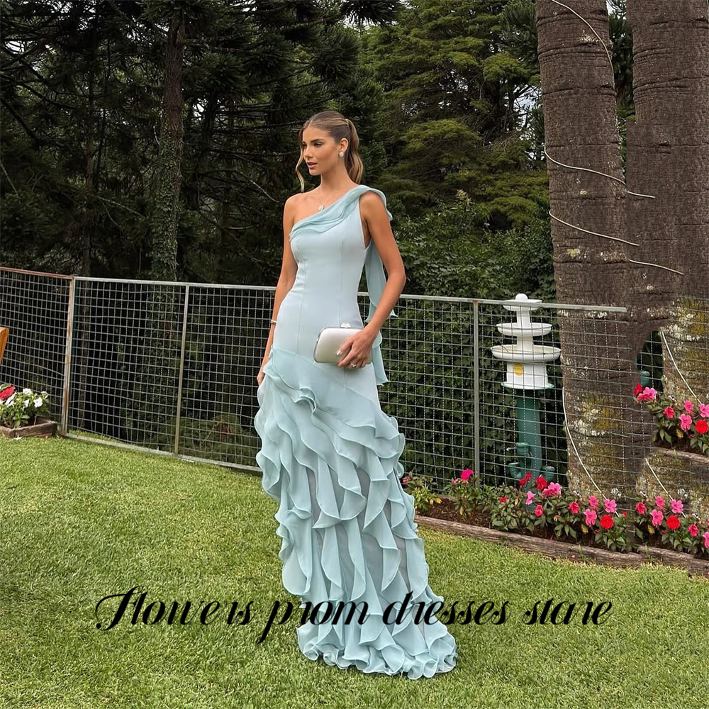 Flowers Sky Blue Party Dress L - مراجعة Custom Night Sky وسعره